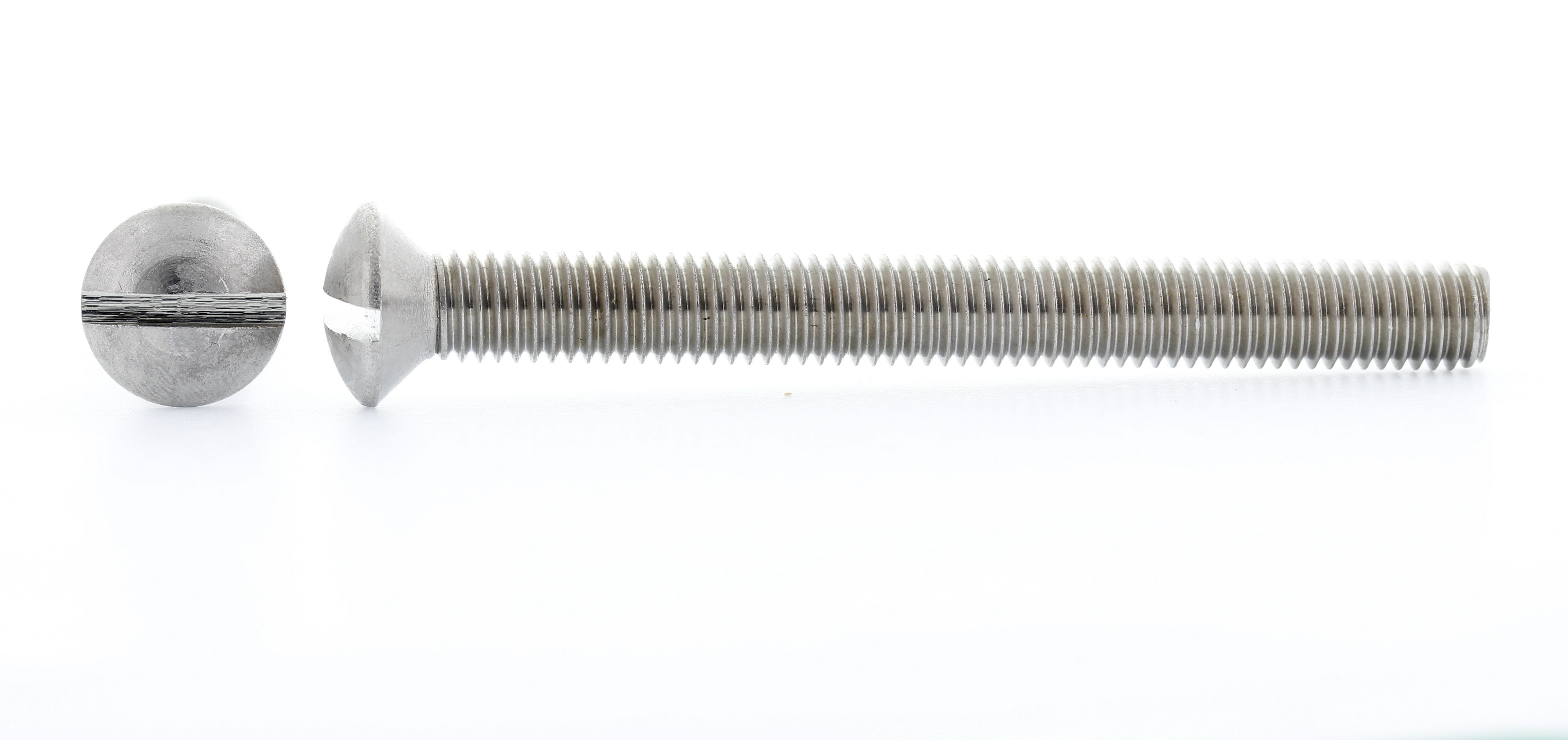 MASKINSKRUE MED LINSESENK OG RETT SPOR DIN 964 SYREFAST A4